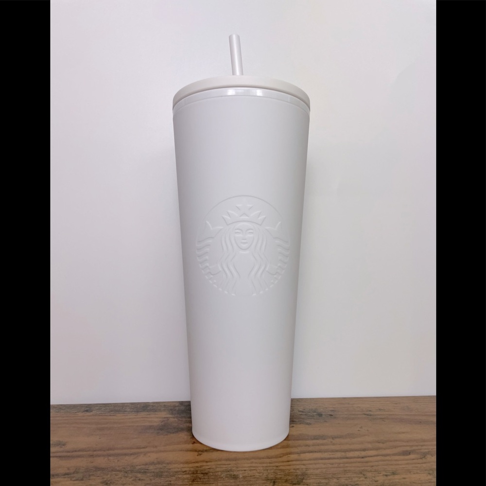 Starbucks Mexico White soft touch acrylic cup